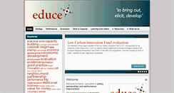 Desktop Screenshot of educe.co.uk